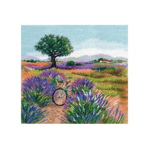 Borduurblad productfoto Borduurpakket Oven ‘Journey to Provence’