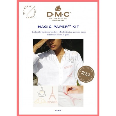 Borduurblad productfoto Magic Paper Kit- Kruissteek Paris