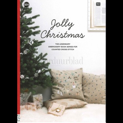 Borduurblad productfoto Rico Design borduurboek - Jolly Christmas - NR. 164