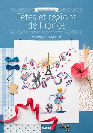 Borduurblad productfoto Borduurboek Fêtes et régions de France