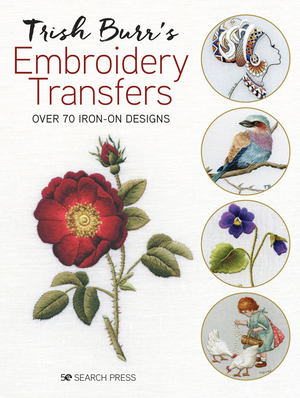 Borduurblad productfoto Boek 'Trish Burr’s Embroidery Transfers'