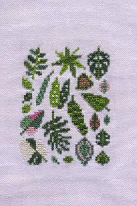 Borduurblad productfoto Patroon Stitchonomy 'Plants'