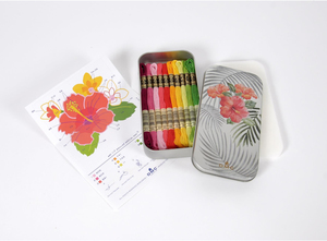 Borduurblad productfoto DMC Floral Box