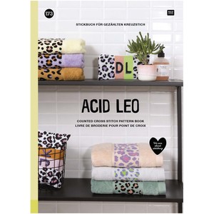 Borduurblad productfoto Boek Rico Design 'Acid Leo' - NR. 173