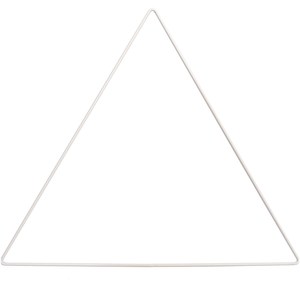Borduurblad productfoto Rico Design Wandhanger triangel wit
