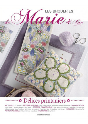 Borduurblad productfoto Boek Les broderies de Marie & Cie - Délices printaniers - Marie Suarez