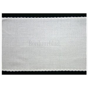 Borduurblad productfoto Aida borduurband 19.5 cm breed wit per 10 cm
