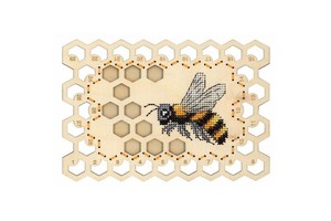 Borduurblad productfoto Organizer Bee