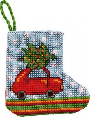 Borduurblad productfoto Borduurpakket Permin 'Christmascar'