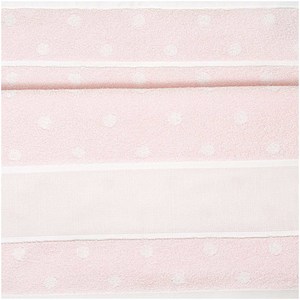 Borduurblad productfoto Rico Design Handdoek - roze polkadot