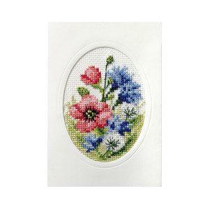 Borduurblad productfoto Borduurpakket Orchidea ‘Handmade Card Flower’ Color