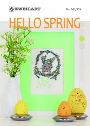 Borduurblad productfoto Boek Zweigart 'Hello Spring'