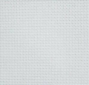 Borduurblad productfoto 14 count aida lichtblauw/grijs