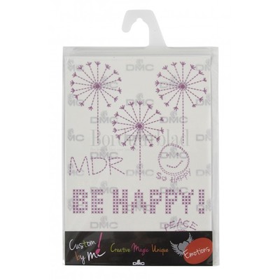 Borduurblad productfoto Custom by me - Patroon Emotions Joie