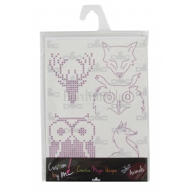 Borduurblad productfoto Custom by me - Patroon Animals Hiboux