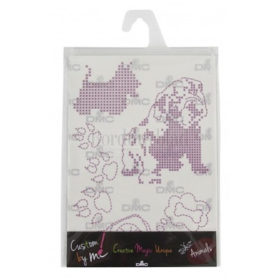 Borduurblad productfoto Custom by me - Patroon Animals Chiens
