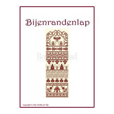 Borduurblad productfoto De Bijen-randenlap