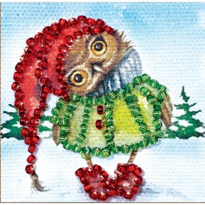 Borduurblad productfoto Owl-2 (Uil-2)