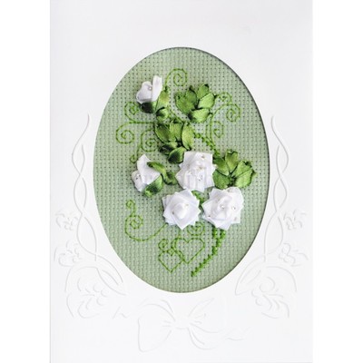 Borduurblad productfoto Borduurkaart Card for the wedding