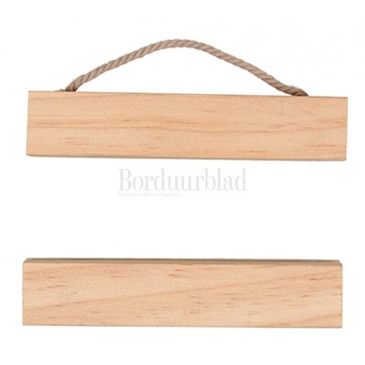 Borduurblad productfoto Houten posterhanger 20 cm breed 2