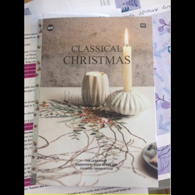 Borduurblad productfoto Boek Classical Christmas - 160