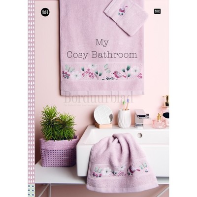 Borduurblad productfoto Rico Design borduurboek My cosy bathroom No. 161