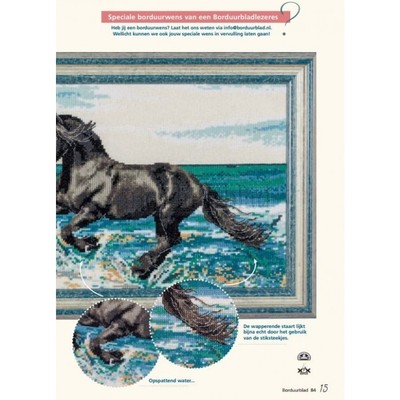 Borduurblad productfoto Patroon Het Friese Paard