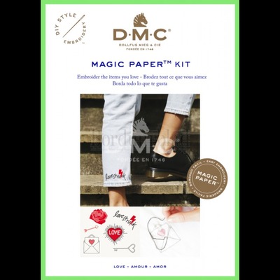 Borduurblad productfoto Magic Paper Kit- Freestyle Love