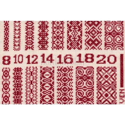 Borduurblad productfoto Patroon Schoollapjes van vroeger...15 2