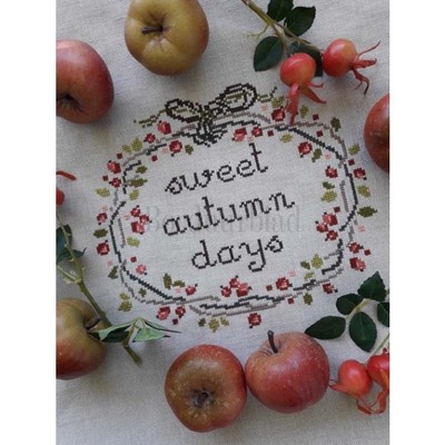 Borduurblad productfoto Patroon Sweet Autumn days Tijd voor de oogst - Herfst 2
