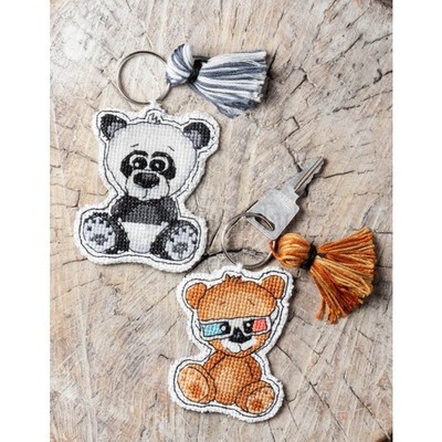 Borduurblad productfoto Cute Animals Nora & Boris - Patroon 2