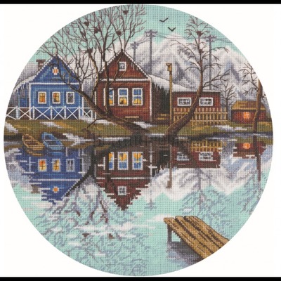 Borduurblad productfoto Borduurpakket Early Spring