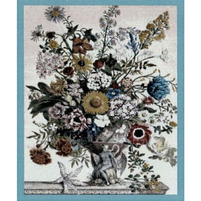 Borduurblad productfoto Twelve Months of Flowers 011 November- patroon