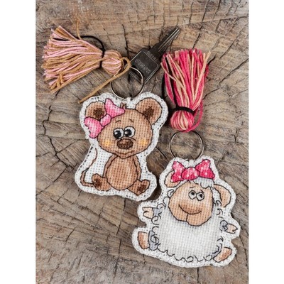 Borduurblad productfoto Cute ANIMAL 'Fleur' - Patroon 2