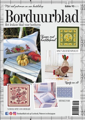 Borduurblad productfoto Borduurblad 93