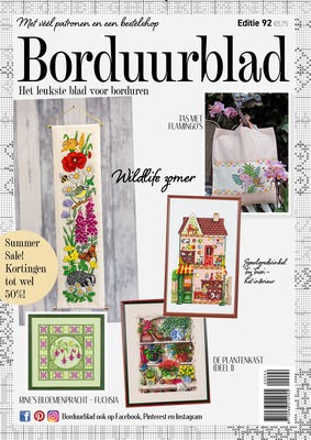 Borduurblad productfoto Borduurblad 92