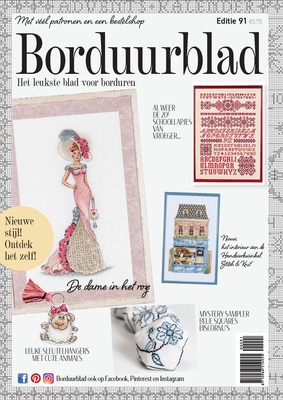 Borduurblad productfoto Borduurblad 91