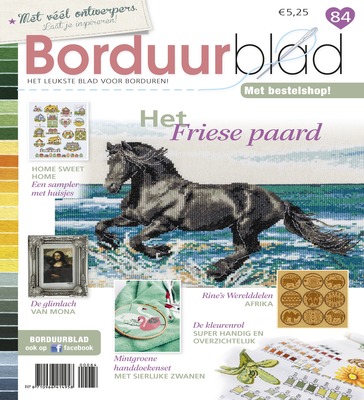 Borduurblad productfoto Borduurblad 84