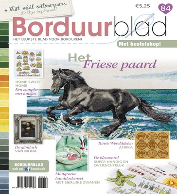 Borduurblad productfoto Borduurblad 84