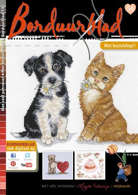 Borduurblad productfoto Borduurblad 54