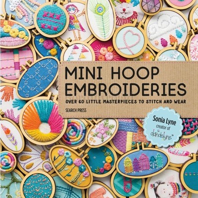 Borduurblad productfoto Borduurboek Mini Hoop Embroideries - Mini spanring borduurtjes