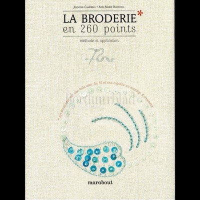 Borduurblad productfoto Borduurstekenboek ‘La broderie en 260 points - 260 verschillende borduursteken