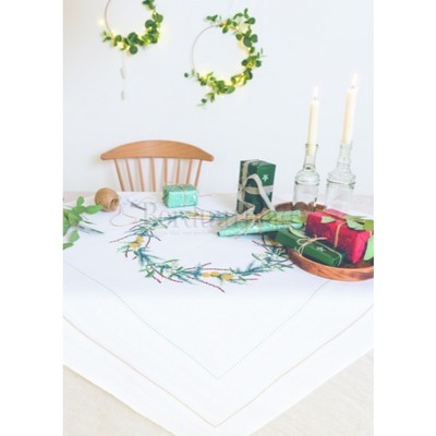 Borduurblad productfoto Rico Design dekservet wit ‘Moderne chic’