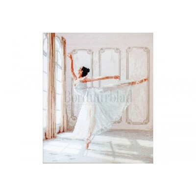 Borduurblad productfoto Borduurpakket LUCA-S ‘Ballerina’