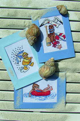 Borduurblad productfoto Patroon Groetjes uit...