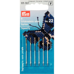 Borduurblad productfoto Prym borduurnaald no.22 zonder punt