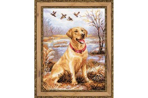 Borduurblad productfoto Borduurpakket Riolis ‘Labrador’