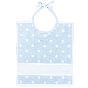 Borduurblad productfoto Rico Design Slabbetje - blauw polkadot