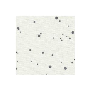 Borduurblad productfoto 32 count evenweave Murano Splash wit zwart