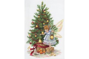 Borduurblad productfoto Borduurpakket MP Studia ‘New Year Fairy’